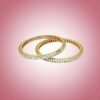 Signature Gold Bangles in Yellow, Rose & White Gold