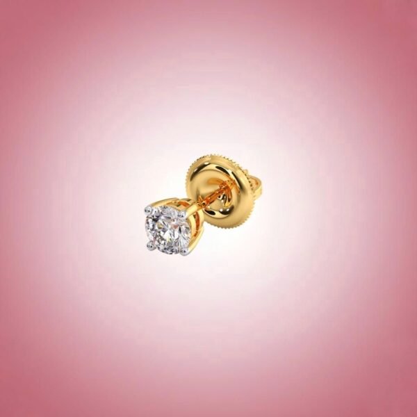 mans-stood-1 Classic 925 Sterling Gold Men’s Stud Earrings with Bold Finish