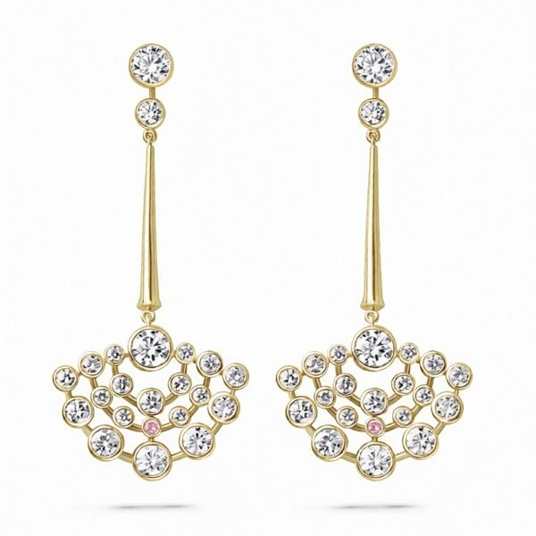 Raindance Chelsea Yellow Gold Diamond Drop Earrings