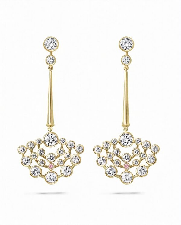 Raindance Chelsea Yellow Gold Diamond Drop Earrings