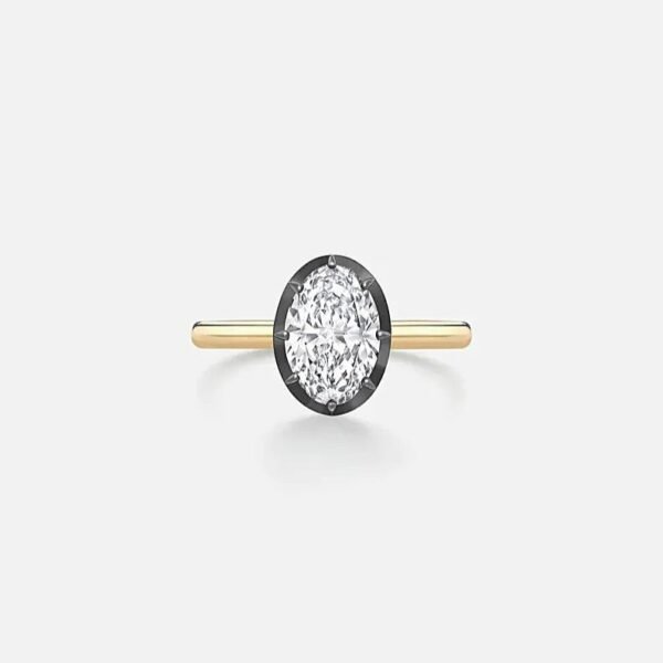 Oval Lab Diamond Ring