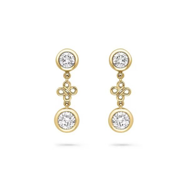 Diamond Drop Earrings