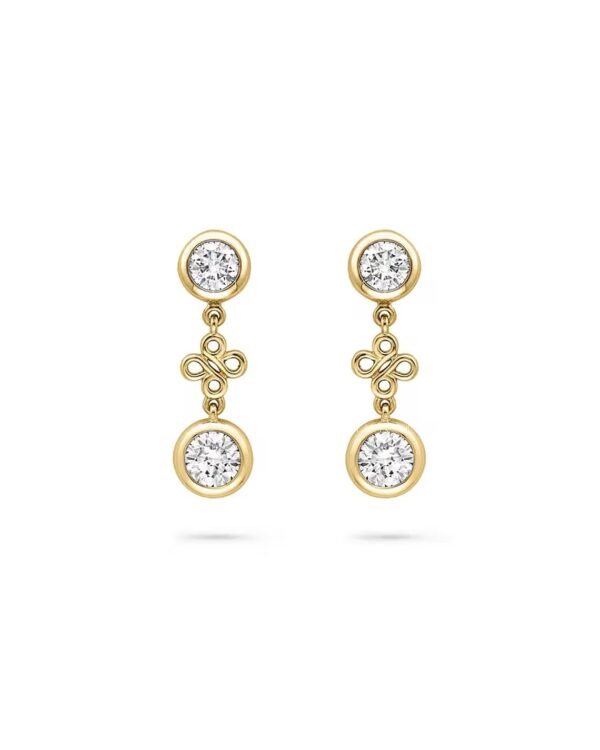 Diamond Drop Earrings