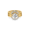 Lab Diamond Stackable Solitaire Ring