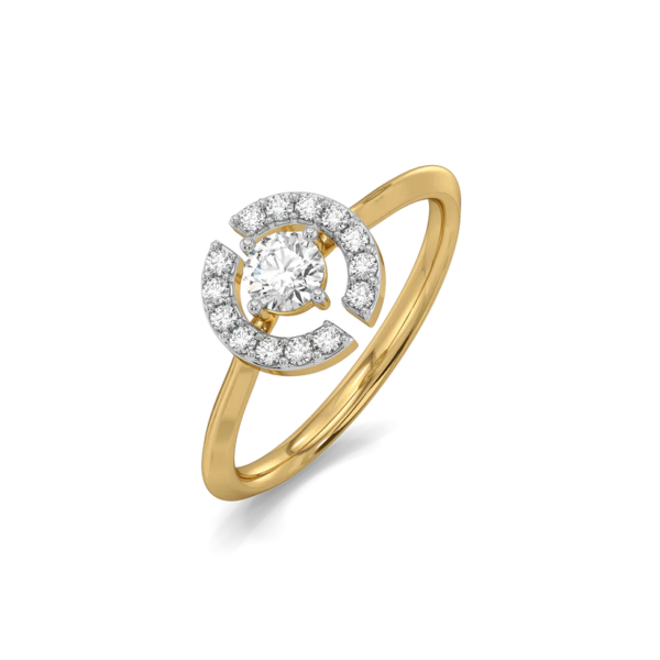 The Diamond Circle - Lab Diamond Solitaire Ring