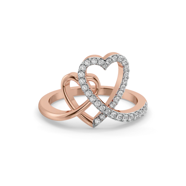 Heart Entwined - Lab Diamond Fashion Ring