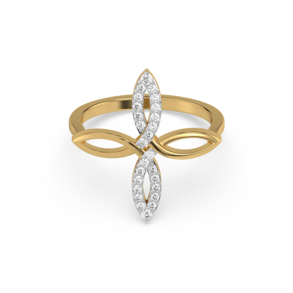 Duo Fleur - Lab Diamond Fashion Ring