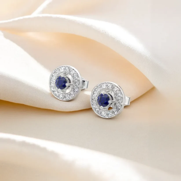 Wink of Protection - Lab Diamond Stud Earrings