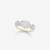 Three Stone Oval Lab Diamond Ring