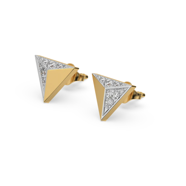 Prism Point - Lab Diamond Stud Earrings