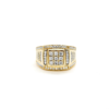 Men's 14K Yellow Gold Diamond Presidential Ring