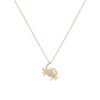 Diamond Crab Pendant Necklace