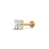 14k Gold Diamond Nose Pin
