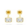 Ashoka and Yellow Diamond Yellow Gold Earring