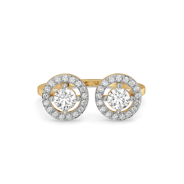 Rain-Dance - Lab Diamond Solitaire Ring