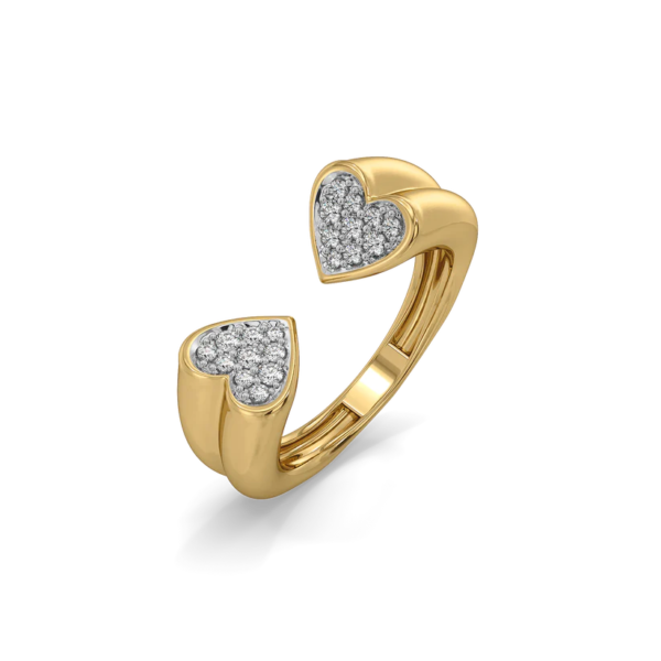 Timeless Loop - Lab Diamond Heart Ring