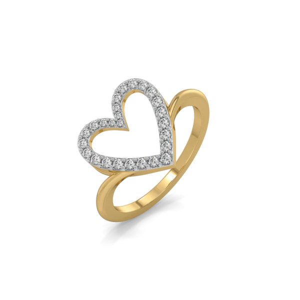 Everlasting Journey - Lab Diamond Heart Ring