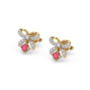 Bow Knot - Lab Diamond Stud Earrings