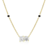 14K Gold Toi Et Moi Mangalsutra Necklace