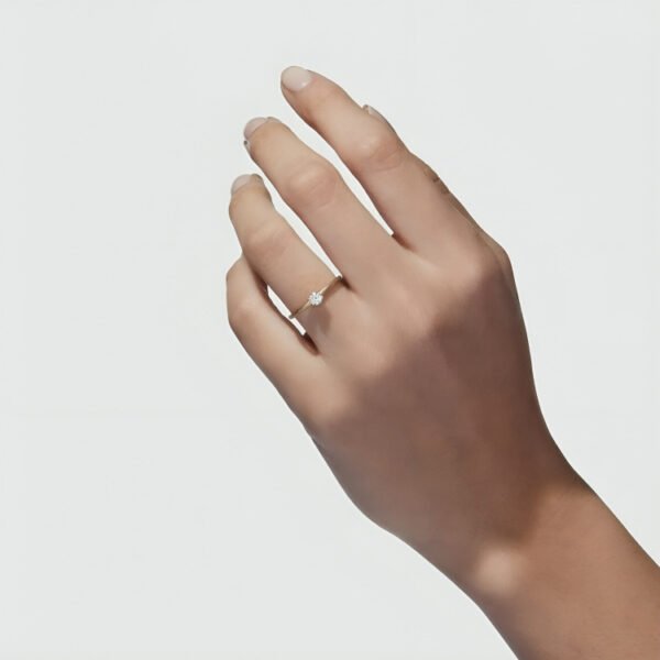 c Classic Lab Grown Diamond Ring
