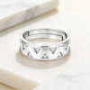 TriSpark 925 Silver Band Ring