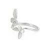 Dual Butterfly Glow 925 Sterling Silver Rings for women