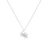 Diamond Crab Pendant Necklace
