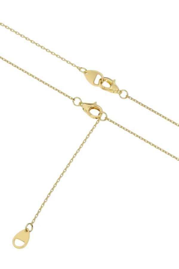 Bezel Solitaire Round Diamond Necklace