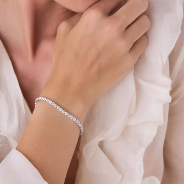 Lab Grown Diamond Tennis Bracelet