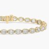 Oval Lab Grown Diamond Tennis Bracelet