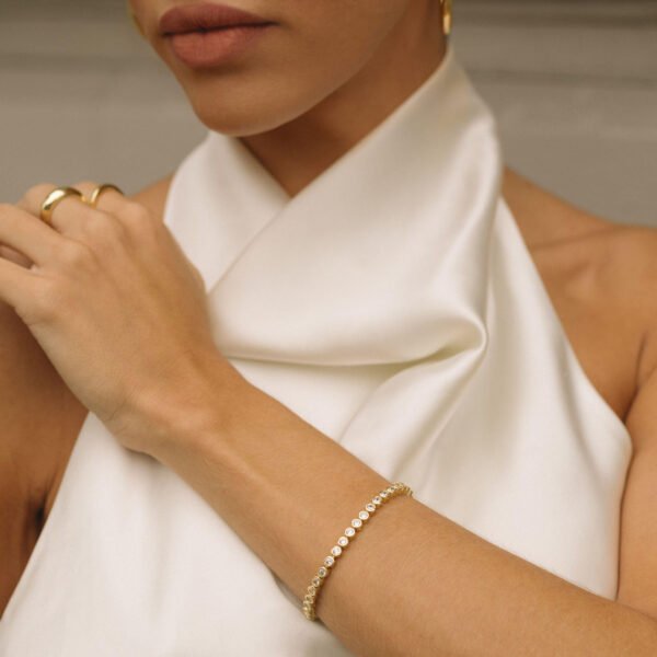 14K Diamond Tennis Bracelet