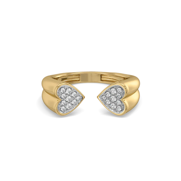 Timeless Loop - Lab Diamond Heart Ring