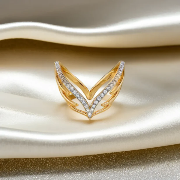 Angel's Embrace - Lab Diamond Vanki Ring