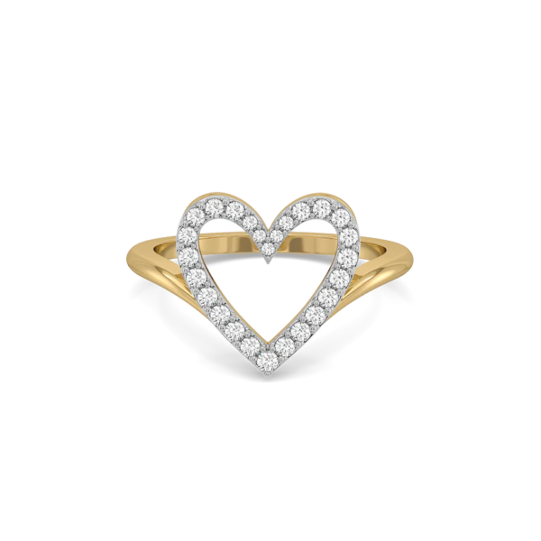 Everlasting Journey - Lab Diamond Heart Ring