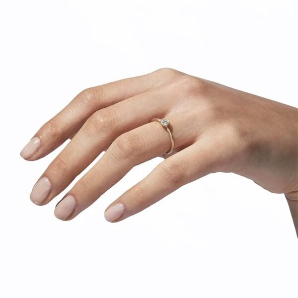 Round Lab Diamond Ring