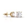 1 Carat Solitaire Diamond Stud Earrings