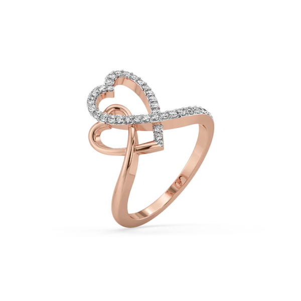 Heart Entwined - Lab Diamond Fashion Ring