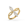 Duo Fleur - Lab Diamond Fashion Ring