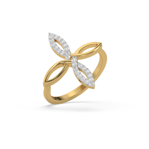 Duo Fleur - Lab Diamond Fashion Ring
