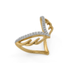 Angel's Embrace - Lab Diamond Vanki Ring