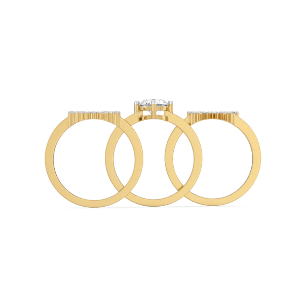 Lab Diamond Stackable Solitaire Ring