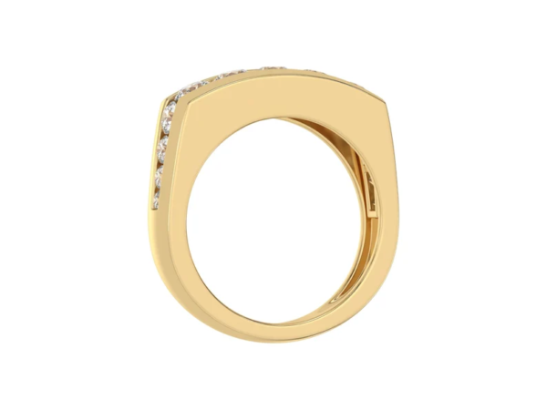 10K White Gold Men's Wedding Band