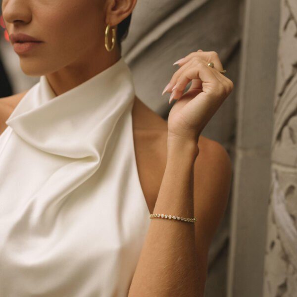 14K Diamond Tennis Bracelet