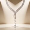 Multi-Row Diamond Choker Necklace