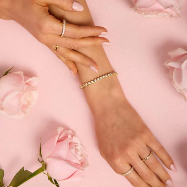 14K Diamond Tennis Bracelet