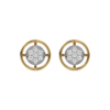 Circle of Dazzle - Lab Diamond Stud Earrings