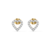 Everlasting Heart - Lab Diamond Stud Earrings